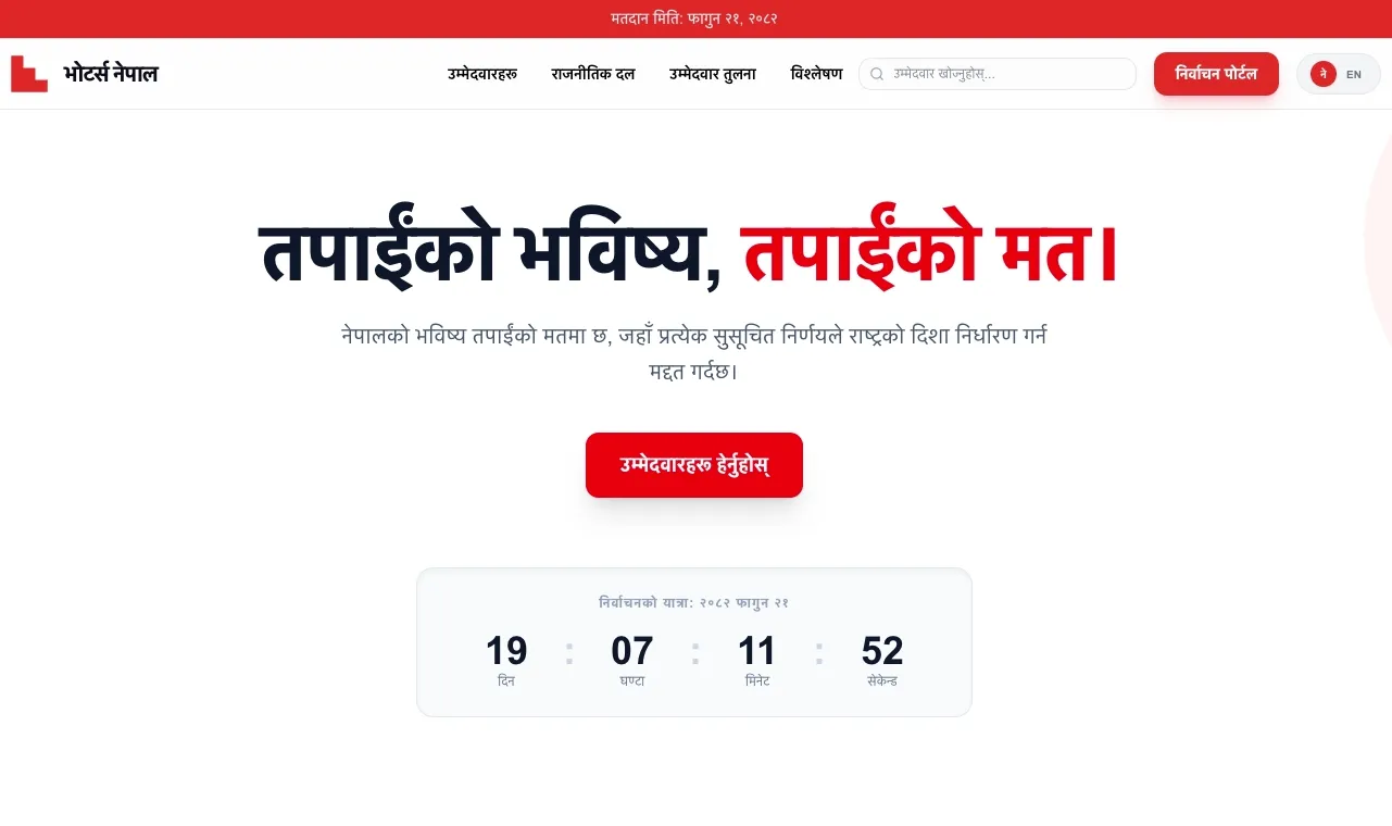 Voters Nepal Screenshot